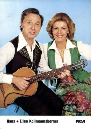 Ak Sänger Hans und Ellen Kollmannsberger, Portrait, Autogramme