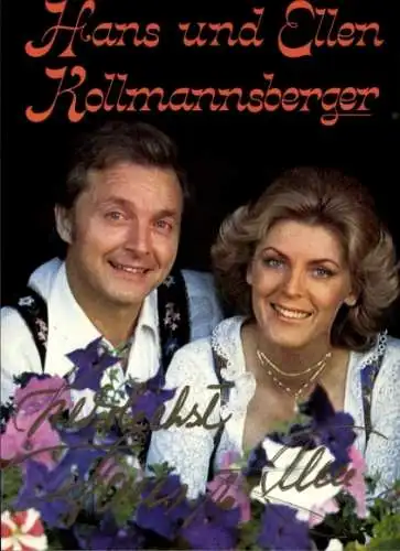 Ak Sänger Hans und Ellen Kollmannsberger, Portrait, Autogramme