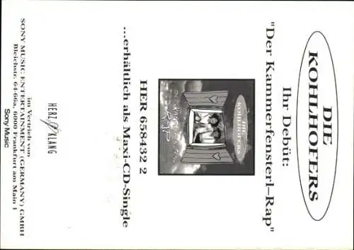 Ak Sänger Die Kohlhofers, Portrait, Autogramme