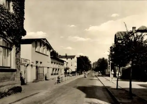 Ak Ostseebad Lubmin Vorpommern, Straßenpartie