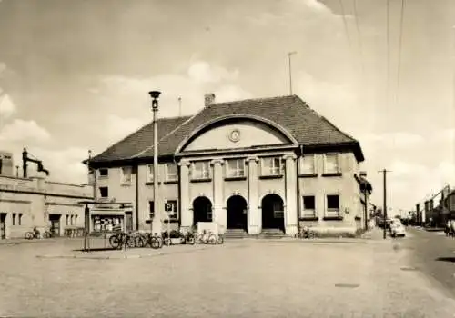 Ak Senftenberg in der Niederlausitz, Bahnhof