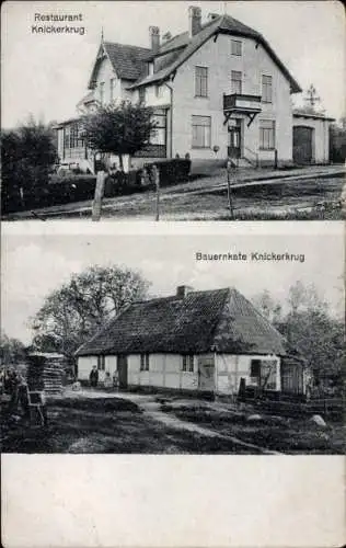 Ak Gronenberg Scharbeutz in Ostholstein, Restaurant Knickerkrug, Bauernkate Knickerkrug