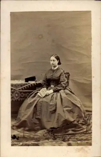 CdV Francoise d'Orleans, Herzogin von Chartres, Portrait