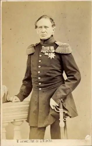 CdV Prinz Frederick der Niederlande, Friedrich von Oranien Nassau, Portrait