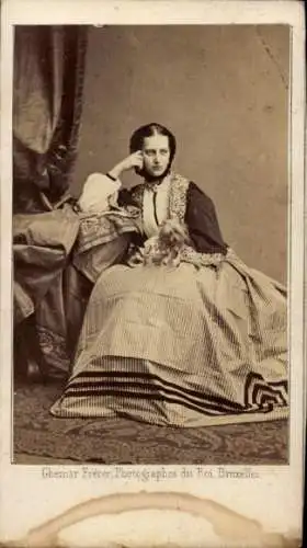 CdV Alexandra von Dänemark, Prinzessin von Wales, Portrait