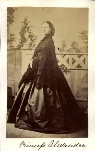 CdV Alexandra von Dänemark, Prinzessin von Wales, Portrait