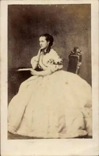 CdV Alexandra von Dänemark, Prinzessin von Wales, Portrait