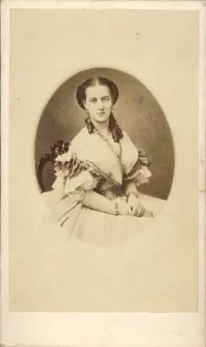 CdV Alexandra von Dänemark, Prinzessin von Wales, Portrait