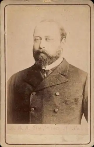 CdV Albert, Prinz von Wales, später König Edward VII, Portrait