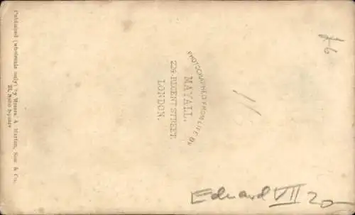 CdV Albert, Prinz von Wales, später König Edward VII, Portrait