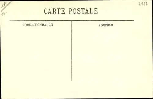 Ak Französisches Kriegsschiff Democratie