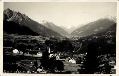 Foto Ak Patsch Tirol, Gesamtansicht, Stubaital