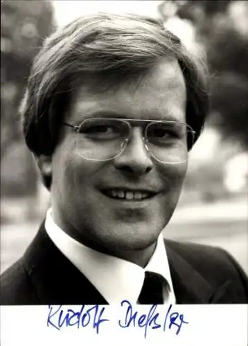 Foto Politiker Rudolf Dreßler, Autogramm