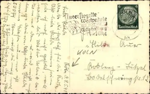 Foto Ak Köln am Rhein, Wohnhaus