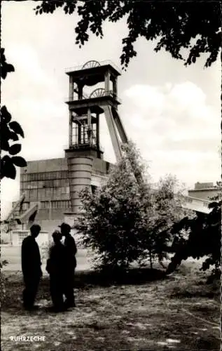 Ak Ruhrzeche, Förderturm