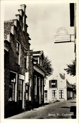 Ak Sloten Friesland Niederlande, Centrum