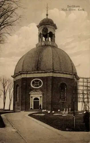 Ak Berlikum Waadhoeke Friesland Niederlande, Ned. Rev. Kirche