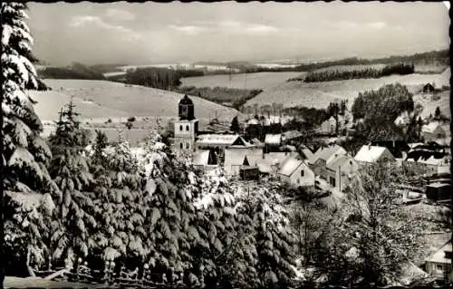 Ak Meinerzhagen im Sauerland, Teilansicht, Winter