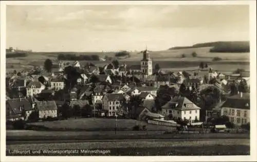 Ak Meinerzhagen im Sauerland, Totalansicht, Kirchturm