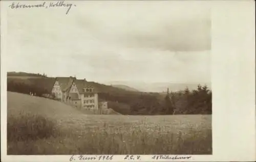 Ak Dahle Altena im Sauerland, Ehrenmal Kohlberg