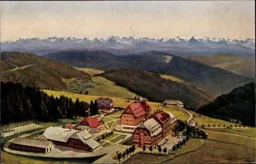 Künstler Ak Feldberg im Schwarzwald, Feldberger Hof