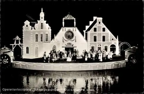 Ak Koblenz in Rheinland Pfalz, Operettenfestspiele, Schwarzwaldmädel, 1954