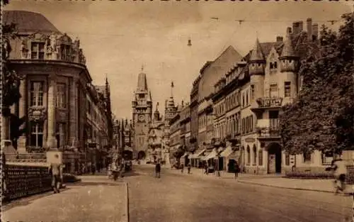 Ak Freiburg im Breisgau, Kaiser-Joseph-Straße, Martinstor