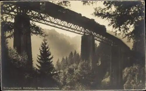 Ak Breitnau im Schwarzwald, Höllental, Höllsteig, Ravenna-Viadukt