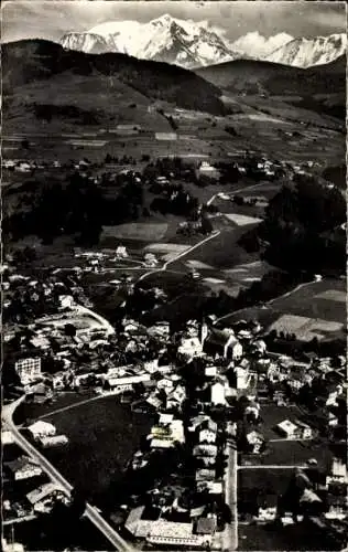 Ak Megève Haute Savoie, Panorama, Mont Blanc