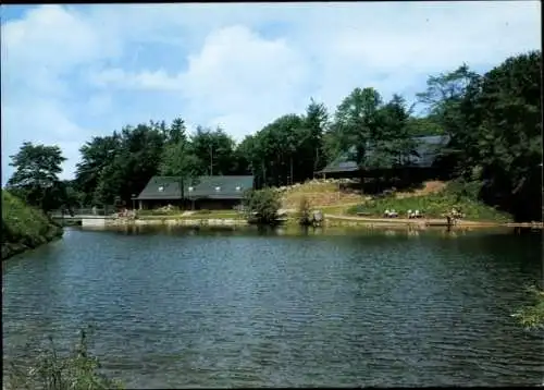 Ak Poppenhausen an der Wasserkuppe Rhön, Gasthof am Guckaisee