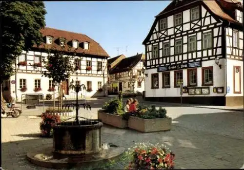 Ak Gersfeld in der Rhön Hessen, Marktplatz