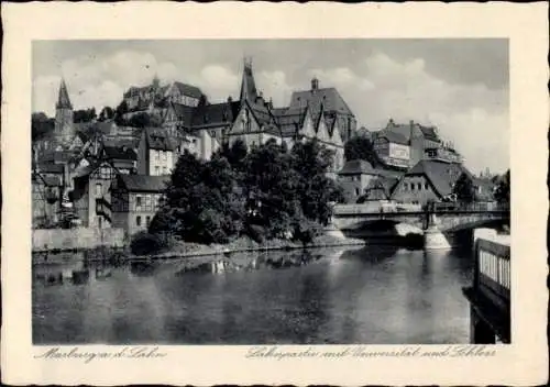 Ak Marburg an der Lahn, Universität, Schloss