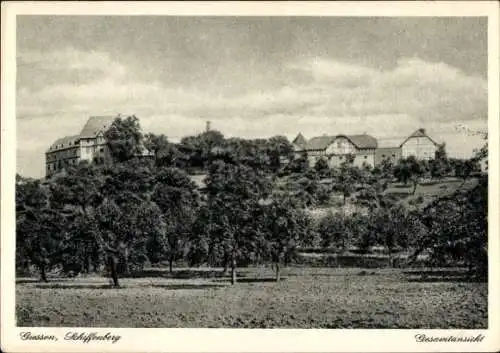 Ak Gießen an der Lahn, Kloster Schiffenberg, Gesamtansicht