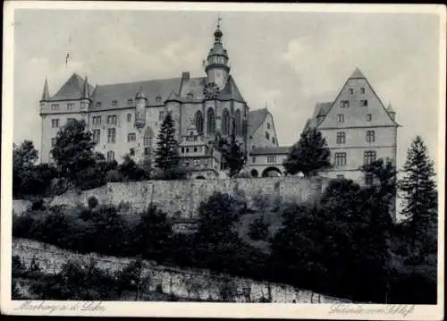 Ak Marburg an der Lahn, Schloss, Südseite