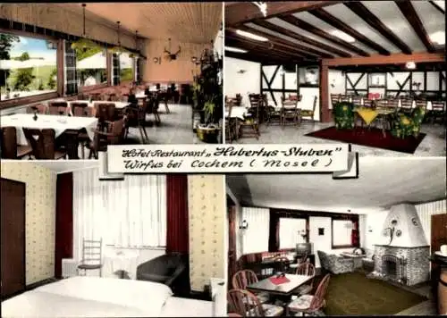 Ak Wirfus bei Cochem Rheinland Pfalz, Hotel-Restaurant Hubertus-Stuben