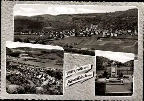 Ak Kirn Sulzbach Kirn an der Nahe in Rheinland Pfalz, Blick auf den Ort mit Umgebung, Denkmal