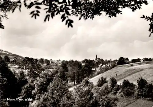 Ak Meura im Thüringer Wald, Panorama, Kirchturm