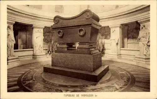 Ak Paris VII, Hotel des Invalides, Musee de l'Armee, Tombeau de Napoleon Ier