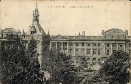 Ak Toulouse Haute Garonne, Square du Capitole