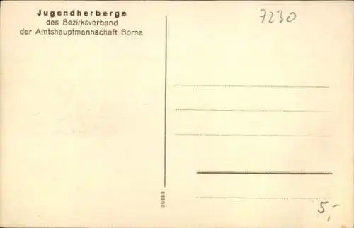 Künstler Ak Geithain in Sachsen, Jugendherberge