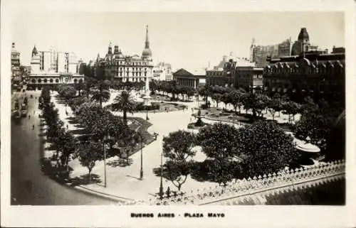 Ak Buenos Aires Argentinien, Plaza Mayo