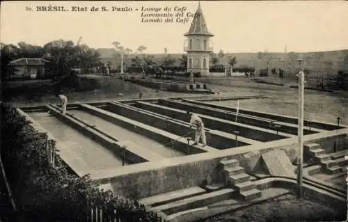 Ak São Paulo Brasilien, Cafe Wash