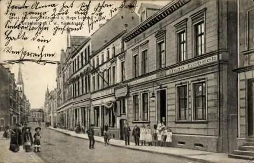 Ak Gelsenkirchen im Ruhrgebiet, Restauration Hugo Lobeck, Kirchstraße