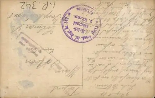 Foto Ak Deutsche Soldaten in Uniformen, Infanterie Regiment 342, I WK