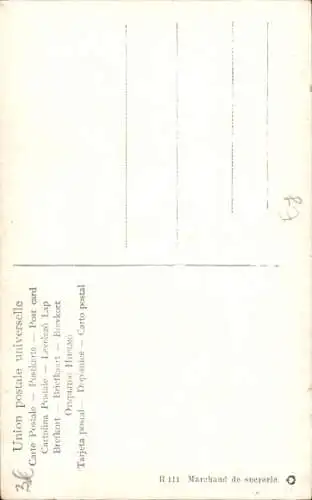 Ak Ägypten, Süßwarenhändler