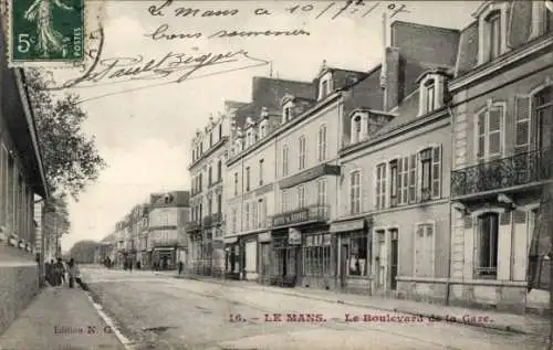 Ak Le Mans Sarthe, Boulevard de la Gare