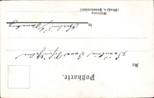 Litho Mäedchen füttert Vögel im Winter