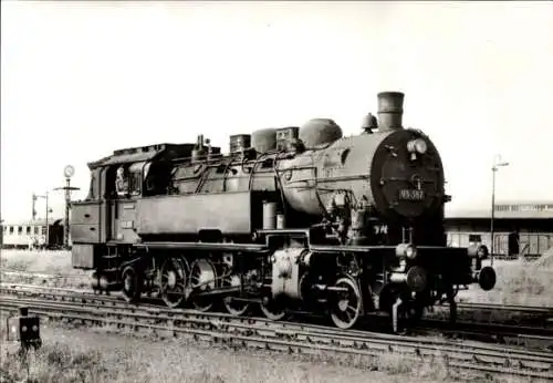 Ak Deutsche Eisenbahn, Dampflok Nr. 93 587, Baujahr 1919