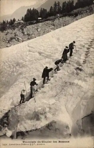 Ak Traversee du Glacier des Bossons, Bergsteiger