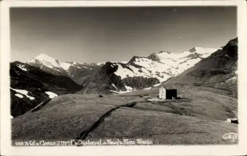 Ak Col de l'Iseran, Charbonnel, Massiv, Gebirge, Hütte